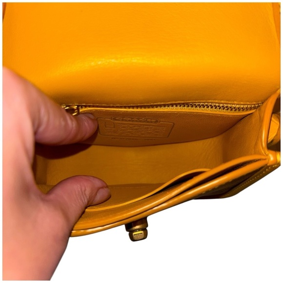 Coach | Limited Edition Turnlock Flap Pouch 15 | Yellow Horse & Carriage - Picture 10 of 16